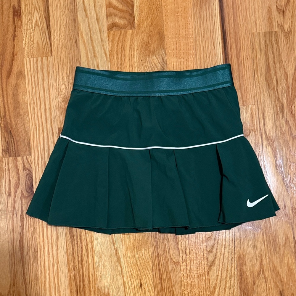 Nike Dark Green Pleated Skirt